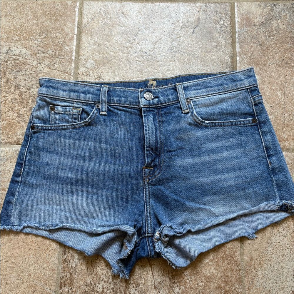 7 for All Mankind Jean Shorts